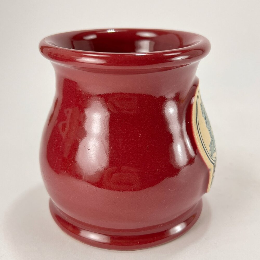 Deneen Pottery Mug Red Stoneware Serendipity Bed Breakfast Ocean City NJ - Picture 6 of 14